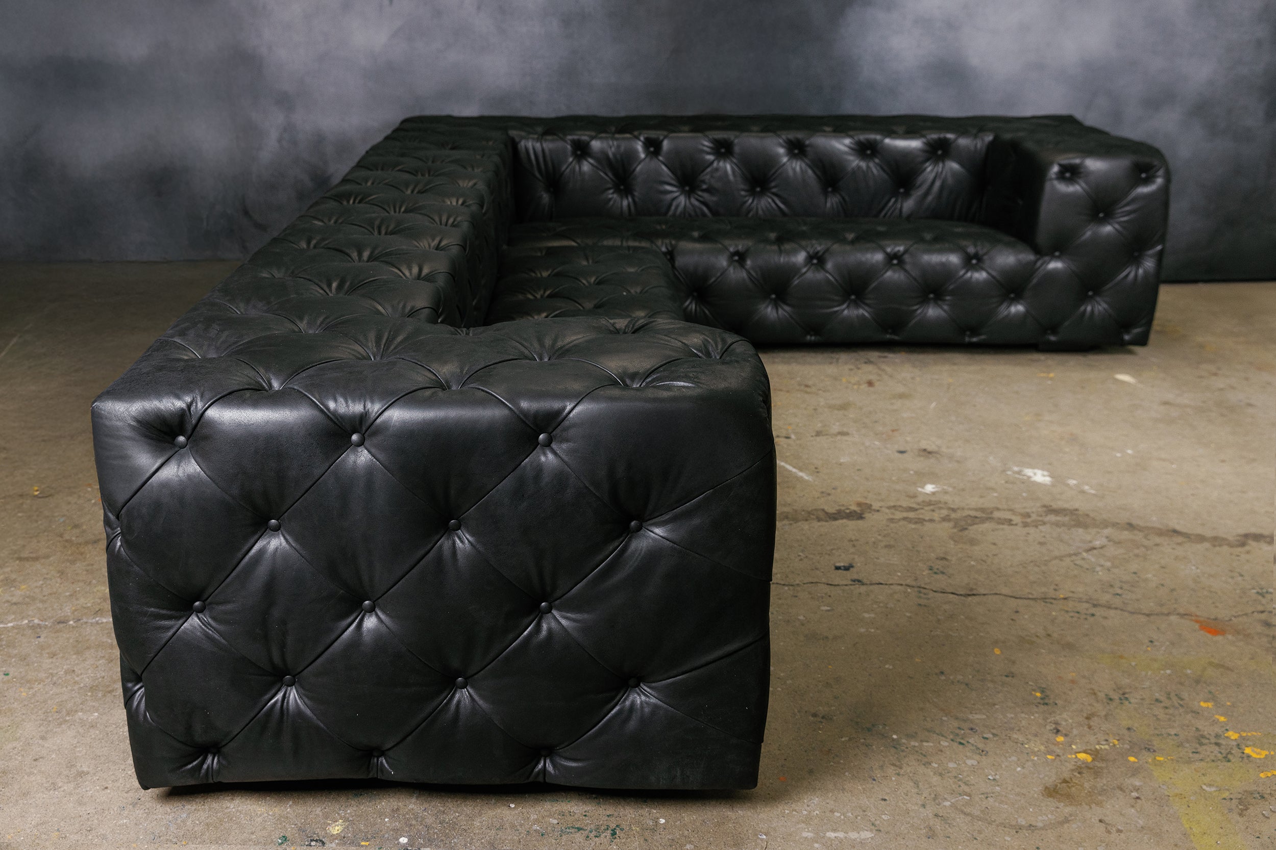 CANAPÉ D'ANGLE EN CUIR ROYAL DECADENCE