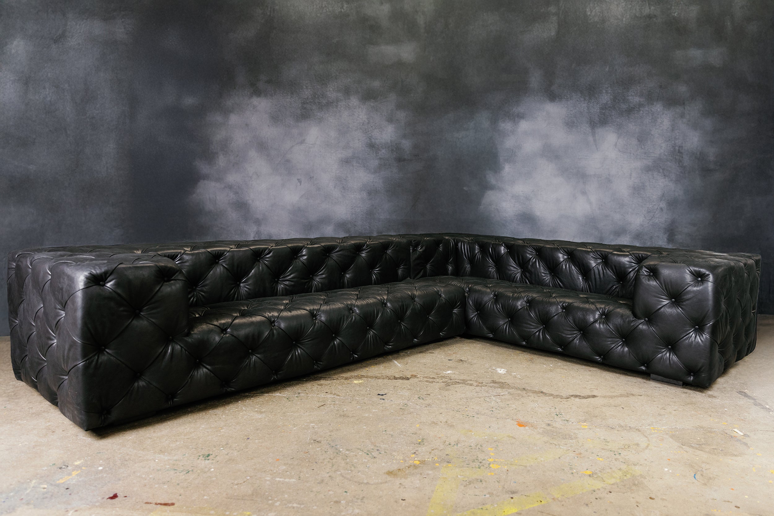 ROYALSOHO  DECADENCE LEATHER SECTIONAL