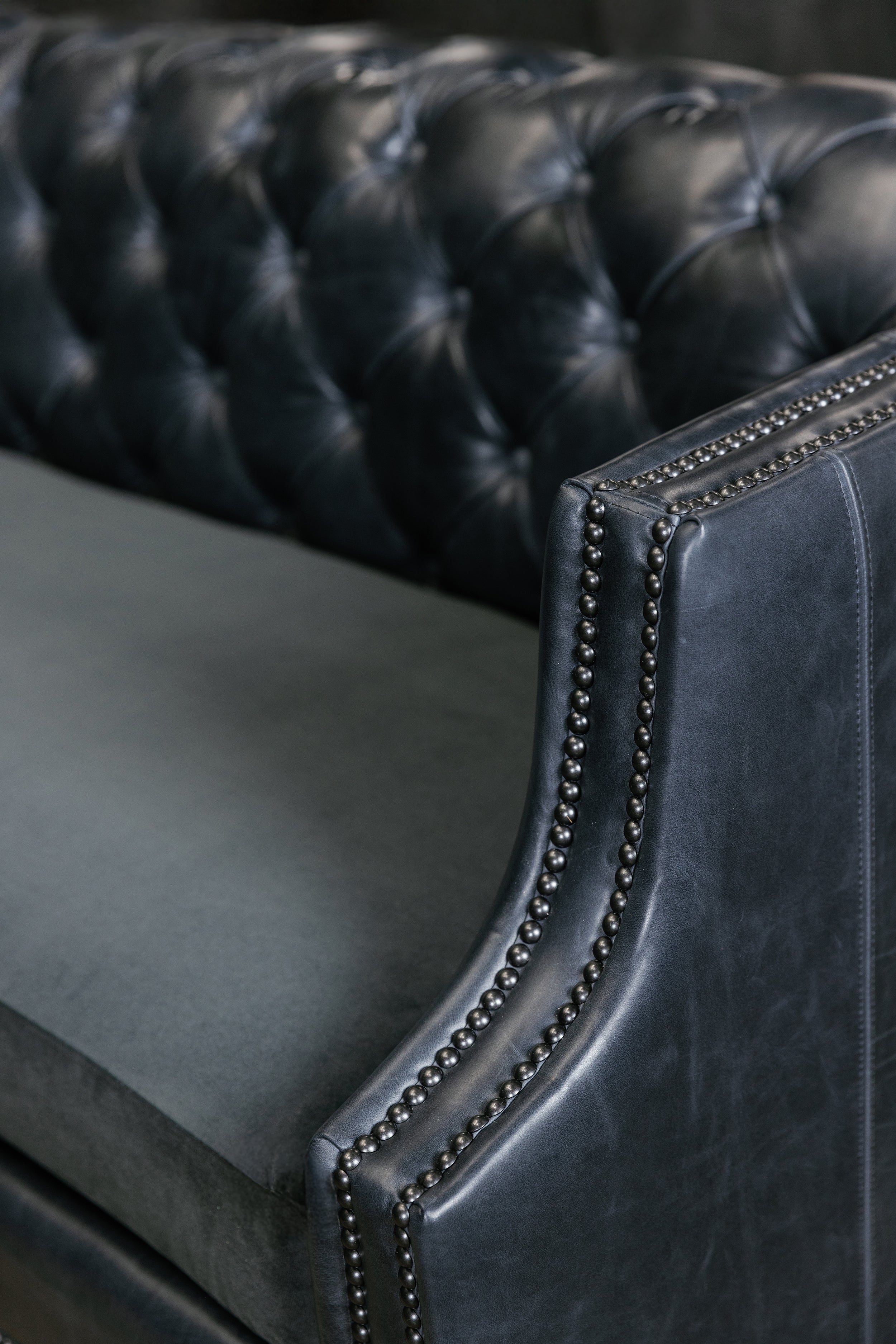 Canapé d'angle en cuir Opulence