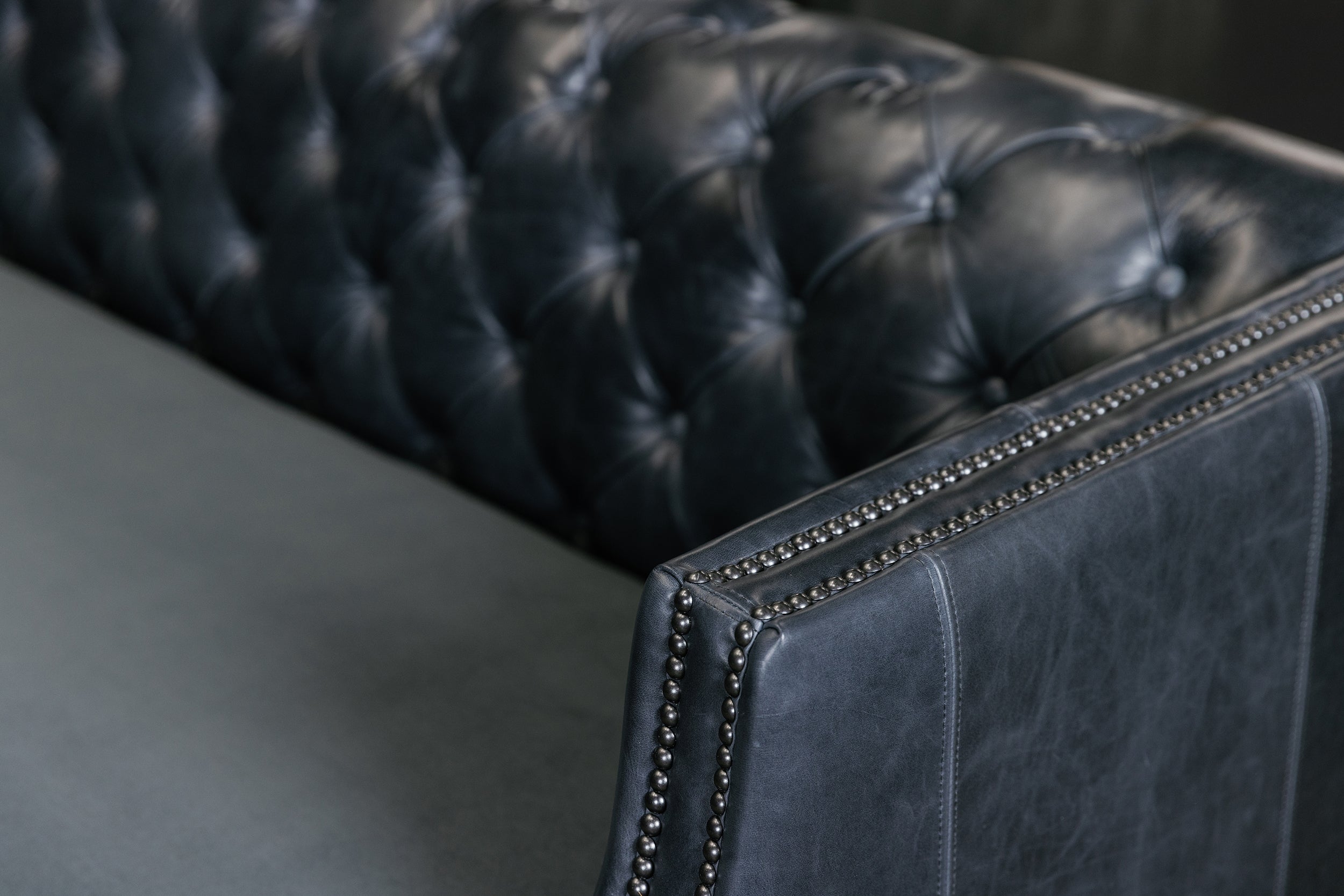 Canapé d'angle en cuir Opulence