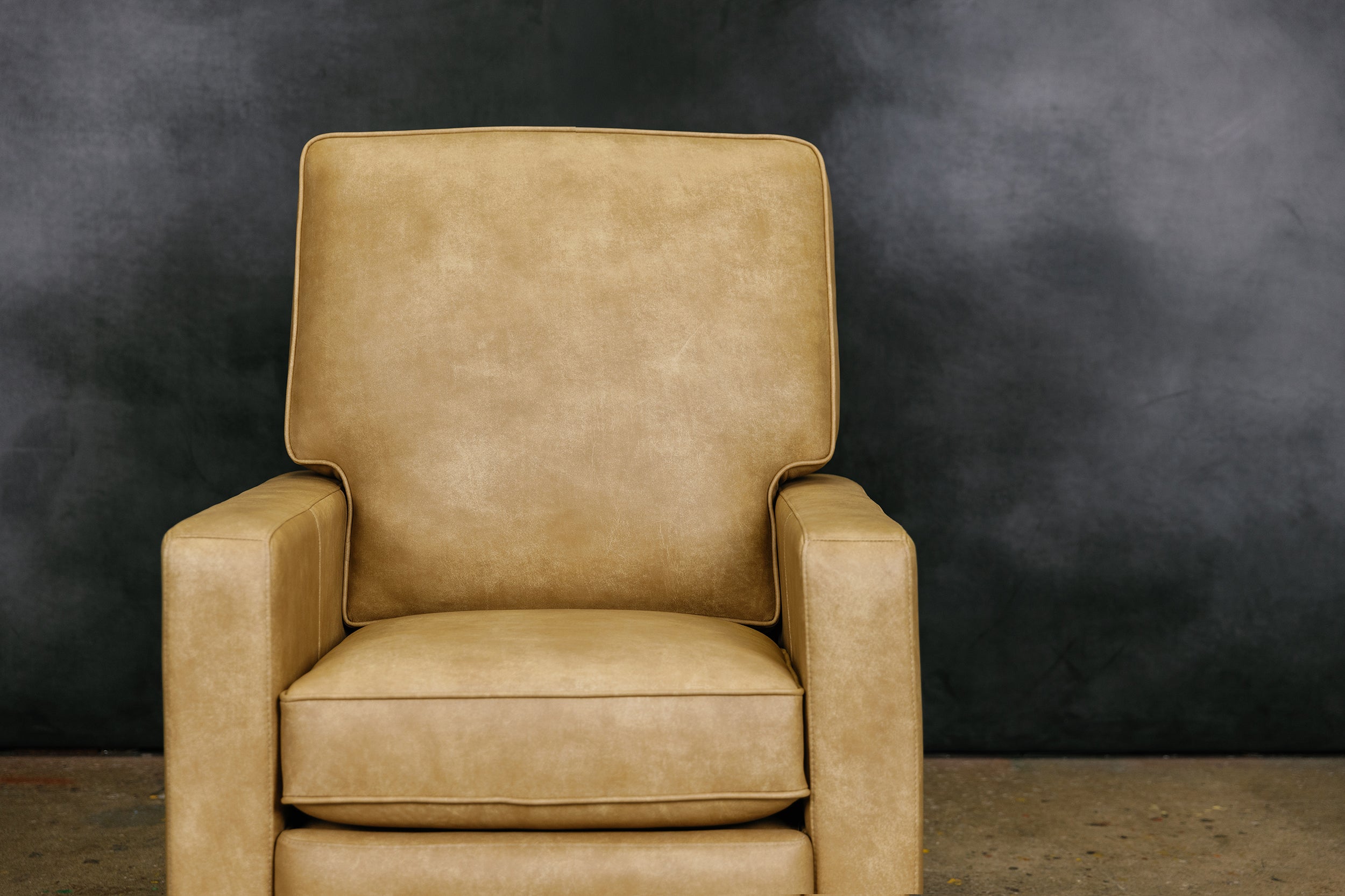 FAUTEUIL INCLINABLE EN CUIR ANTONIO