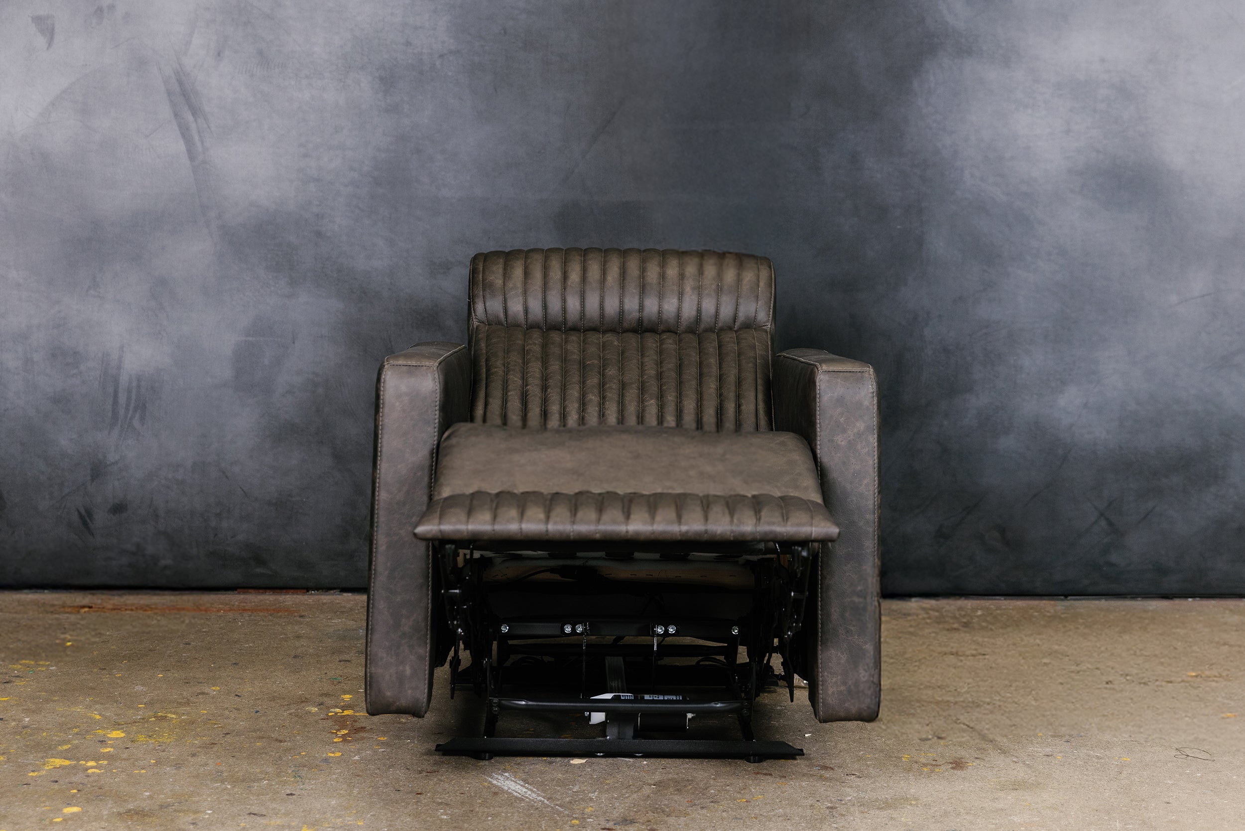 FAUTEUIL INCLINABLE EN CUIR IOWA