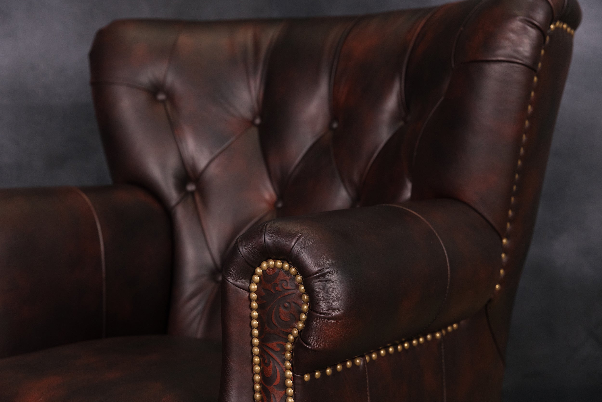 AFICIONADO LEATHER CHAIR NOBILITY ARABESQUE