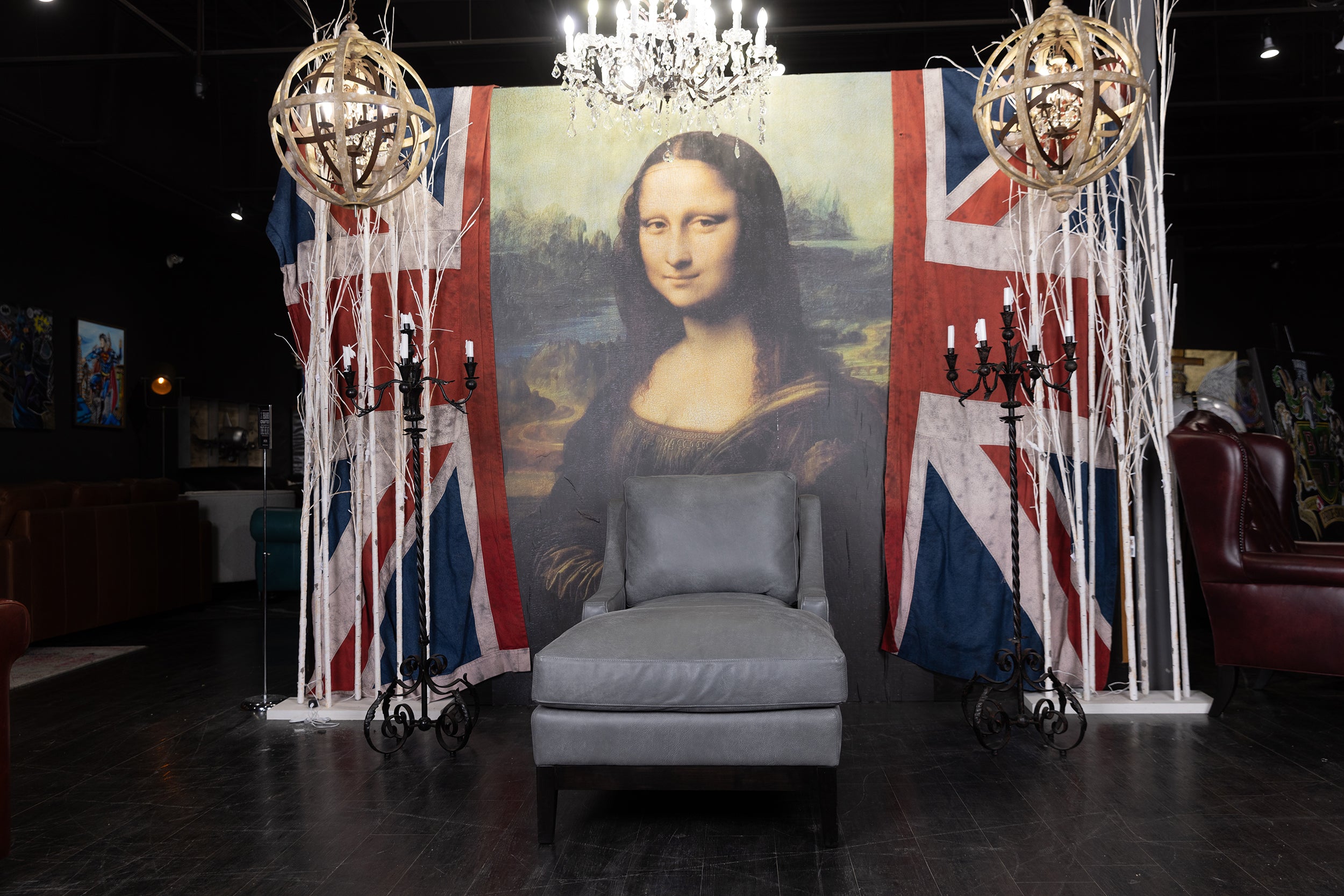 PARLOUR CHAISE LOUNGE FLOOR MODEL (SOLD )