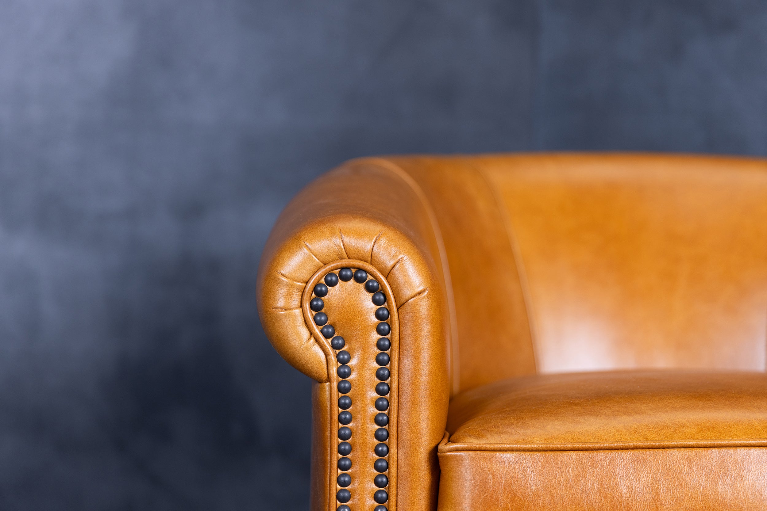 BELFAST LEATHER TUB CHAIR