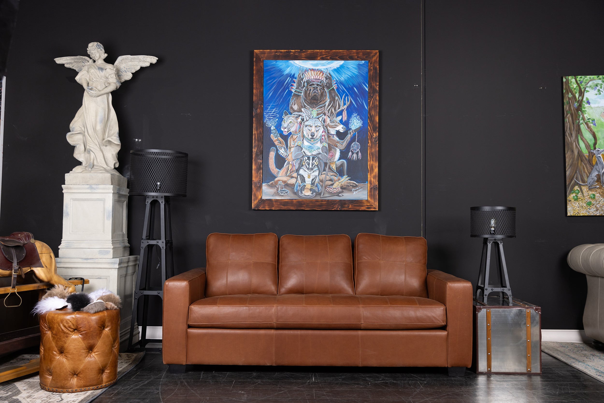 BOSS MAX LEATHER SOFA (SOLD)