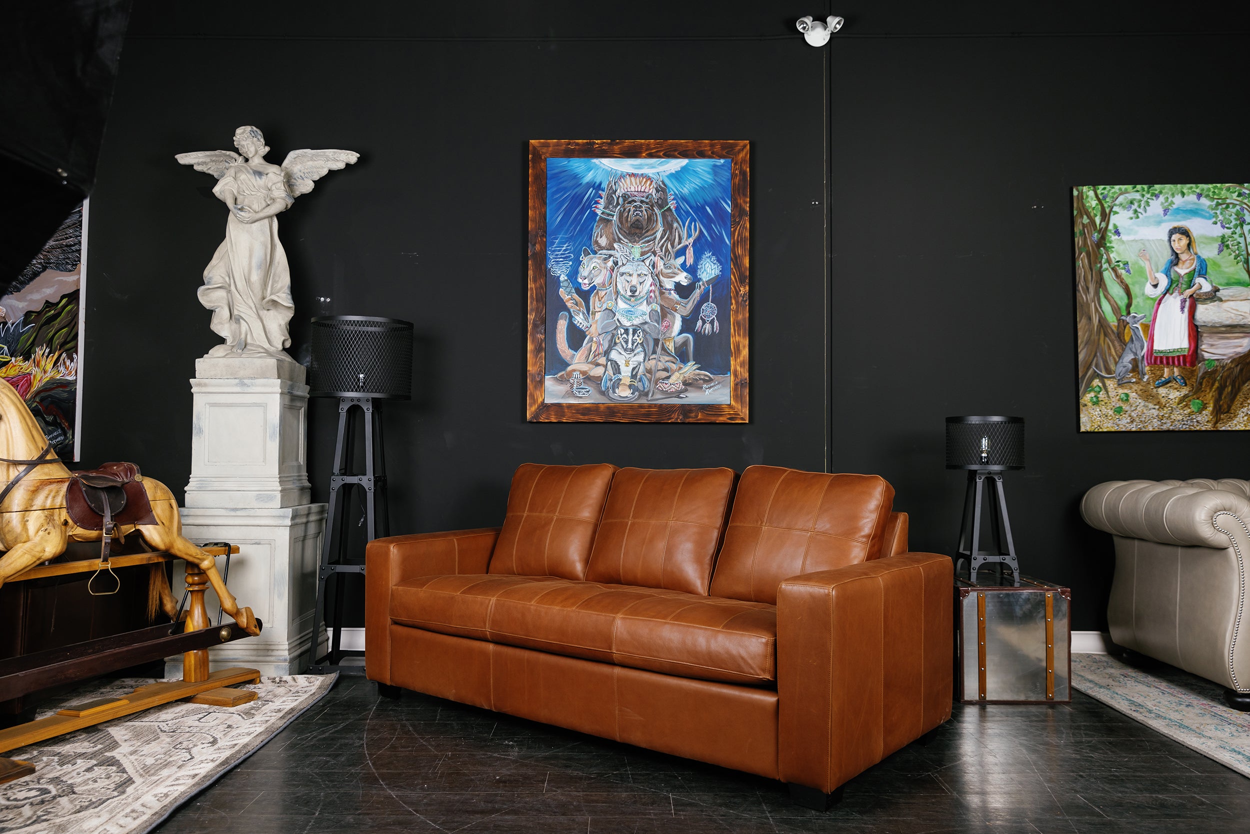 BOSS MAX LEATHER SOFA (SOLD)