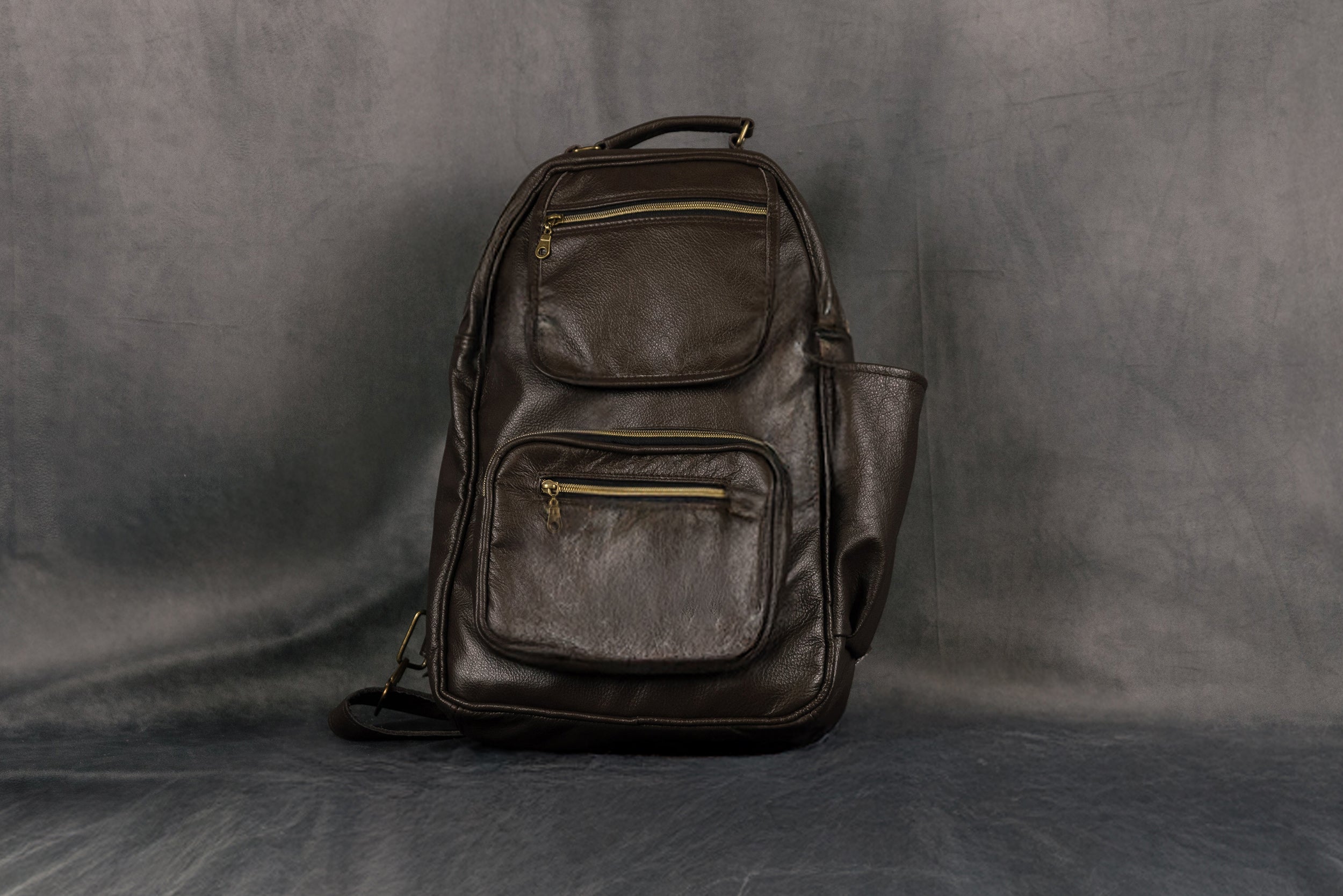 EXPLORER LEATHER BACKPACK