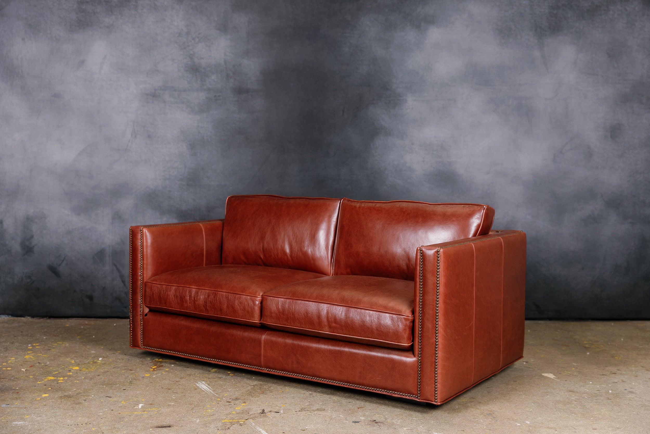 SIR PERCIVAL LEATHER SOFA