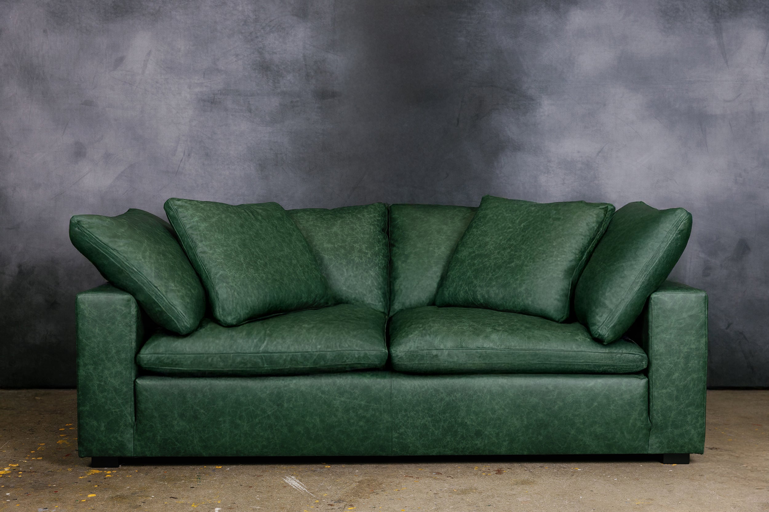 THE OLYMPUS CLOUD LEATHER SOFA 2 SEATER