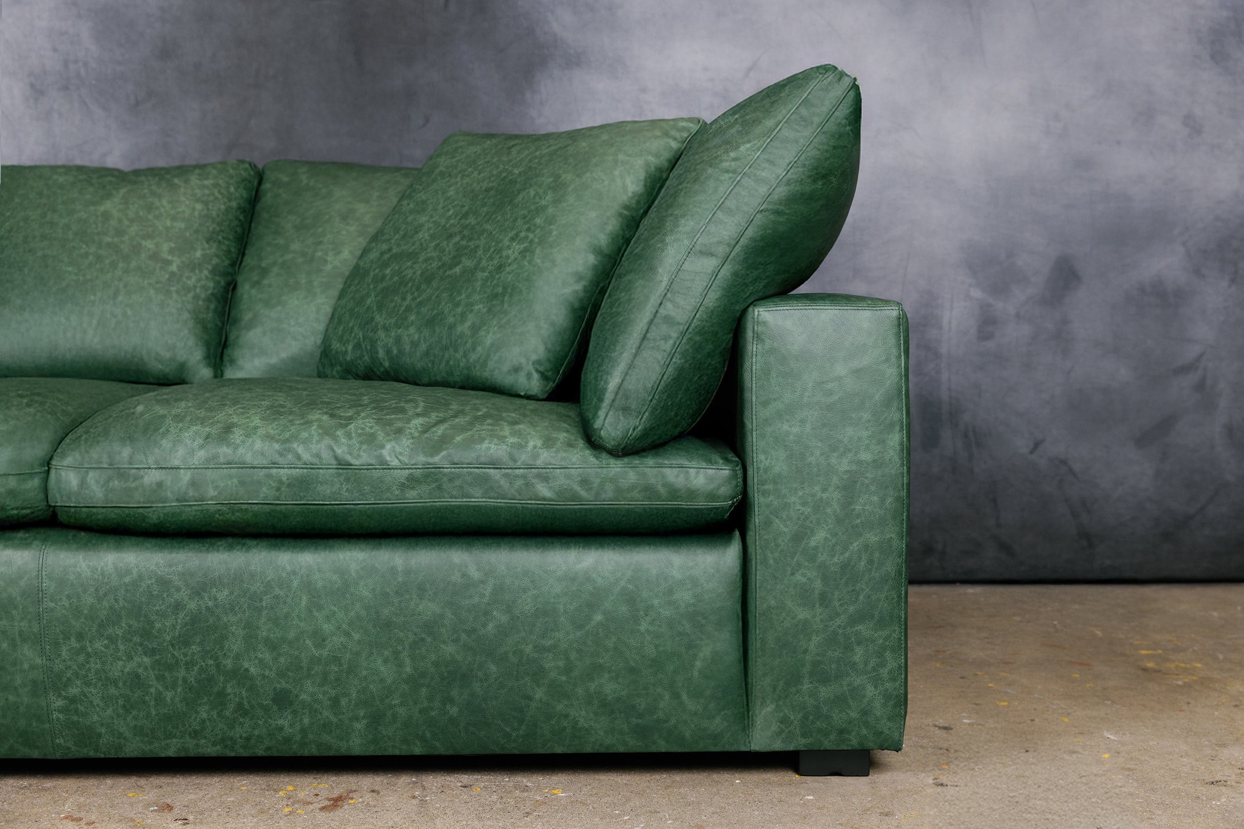 THE OLYMPUS CLOUD LEATHER SOFA 2 SEATER