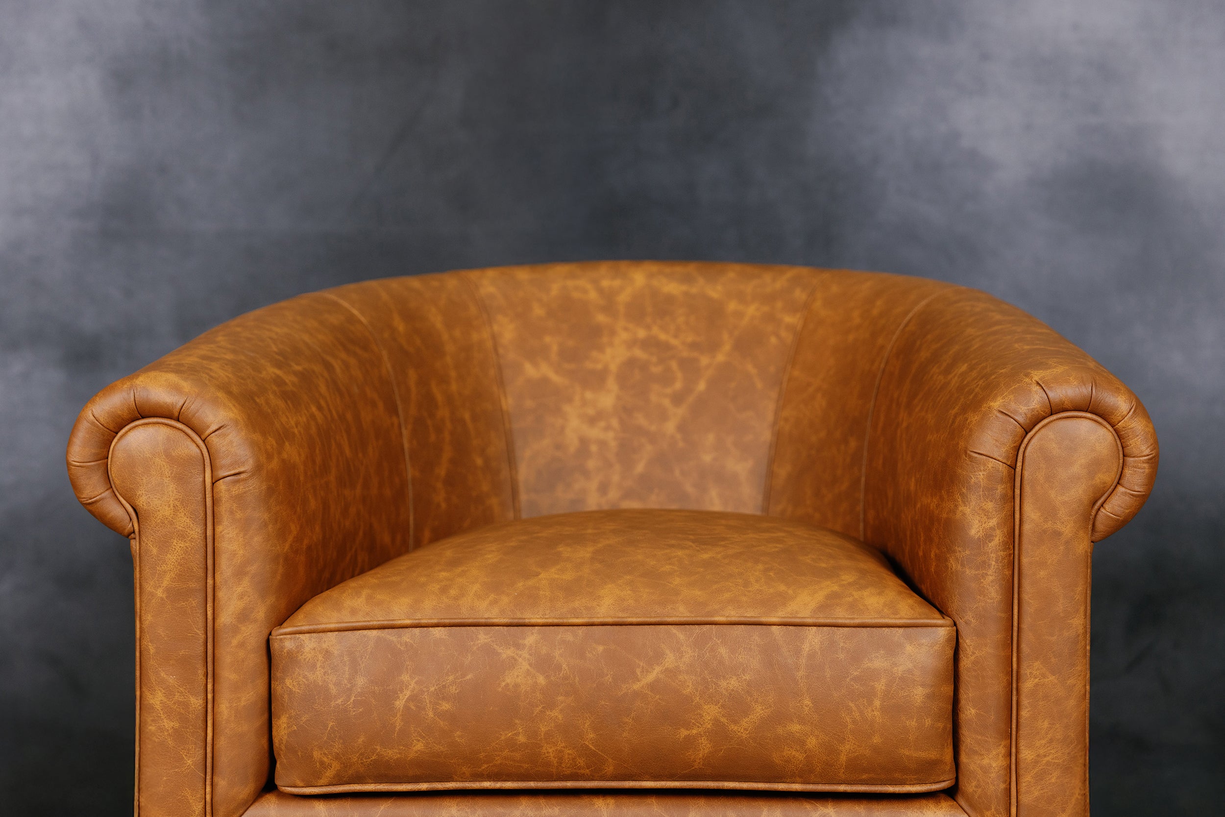 BELFAST LEATHER TUB CHAIR
