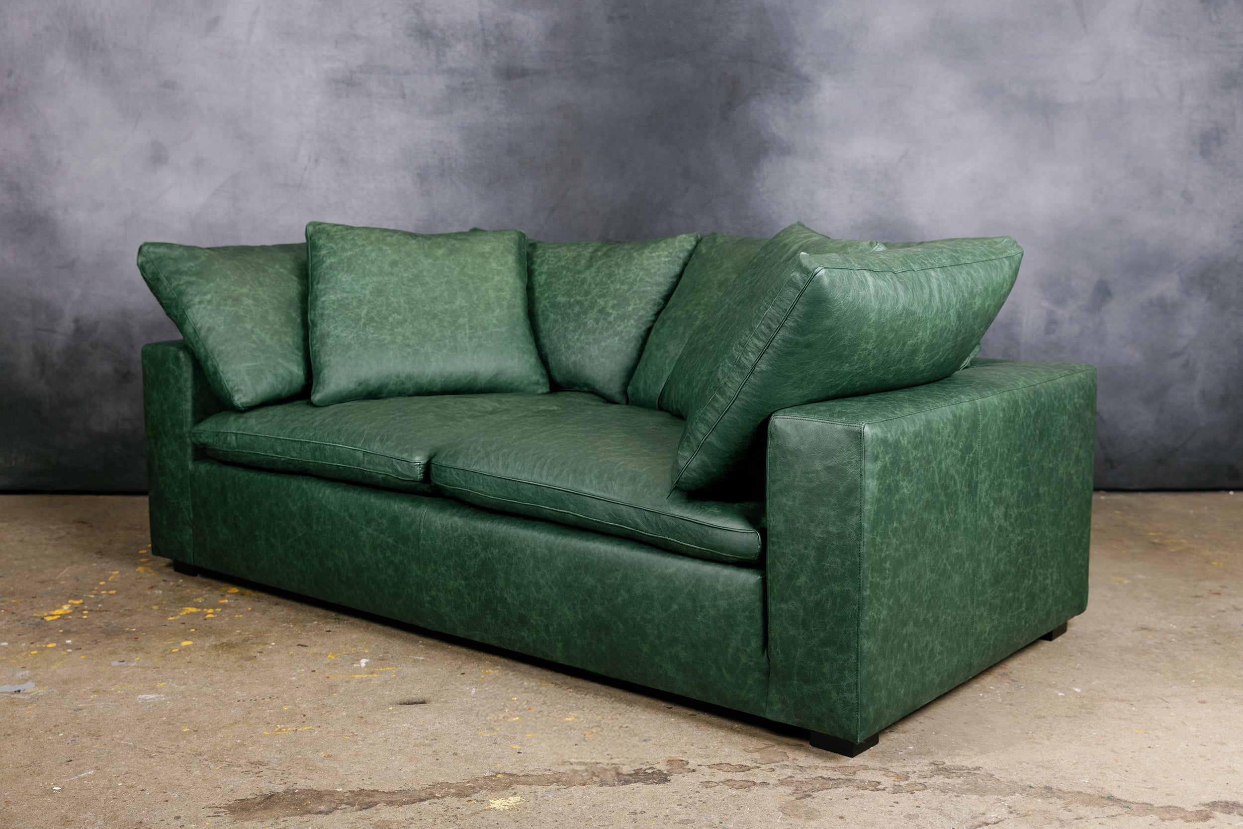 THE OLYMPUS CLOUD LEATHER SOFA 2 SEATER