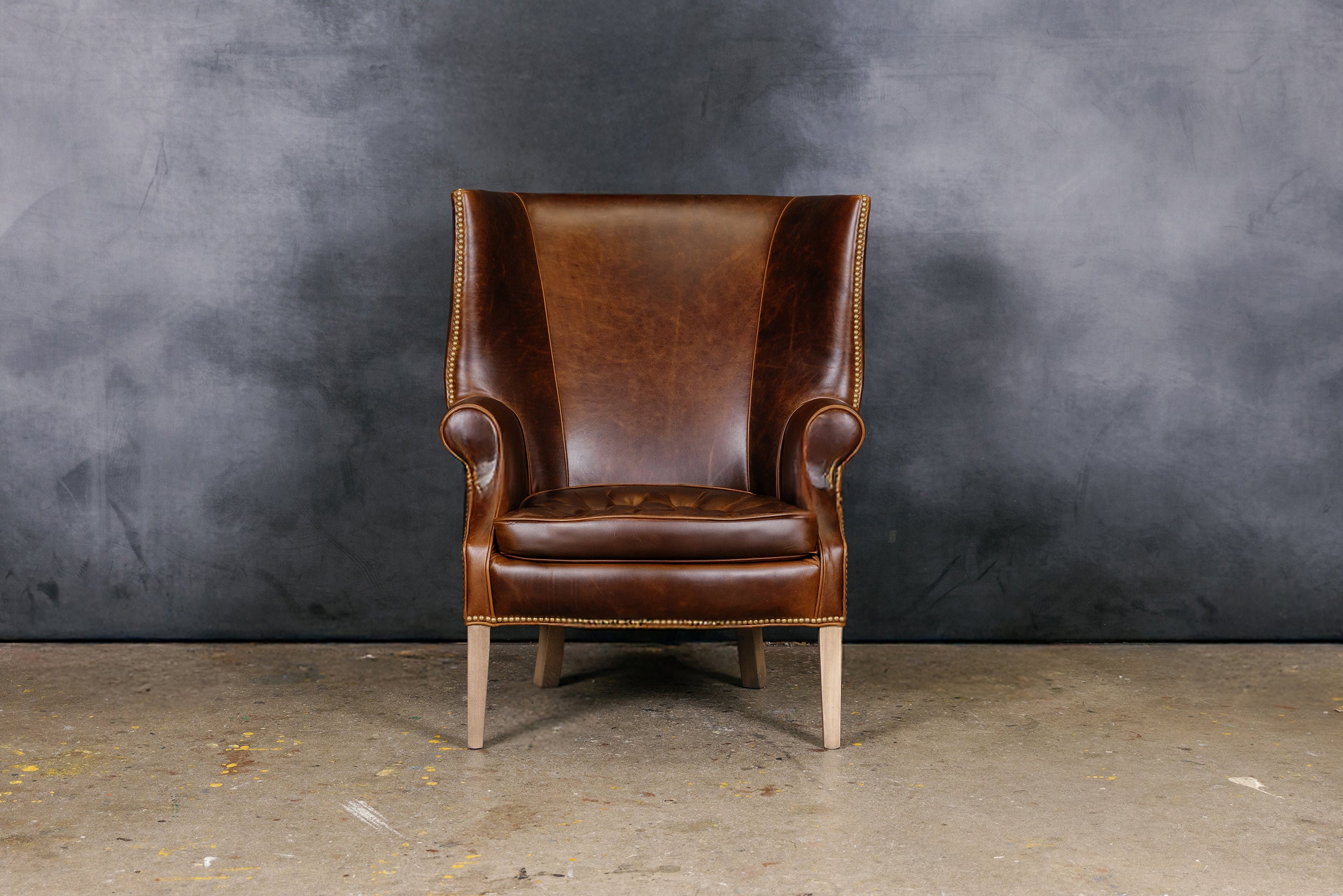 SIR DRAKE LEATHER CHAIR