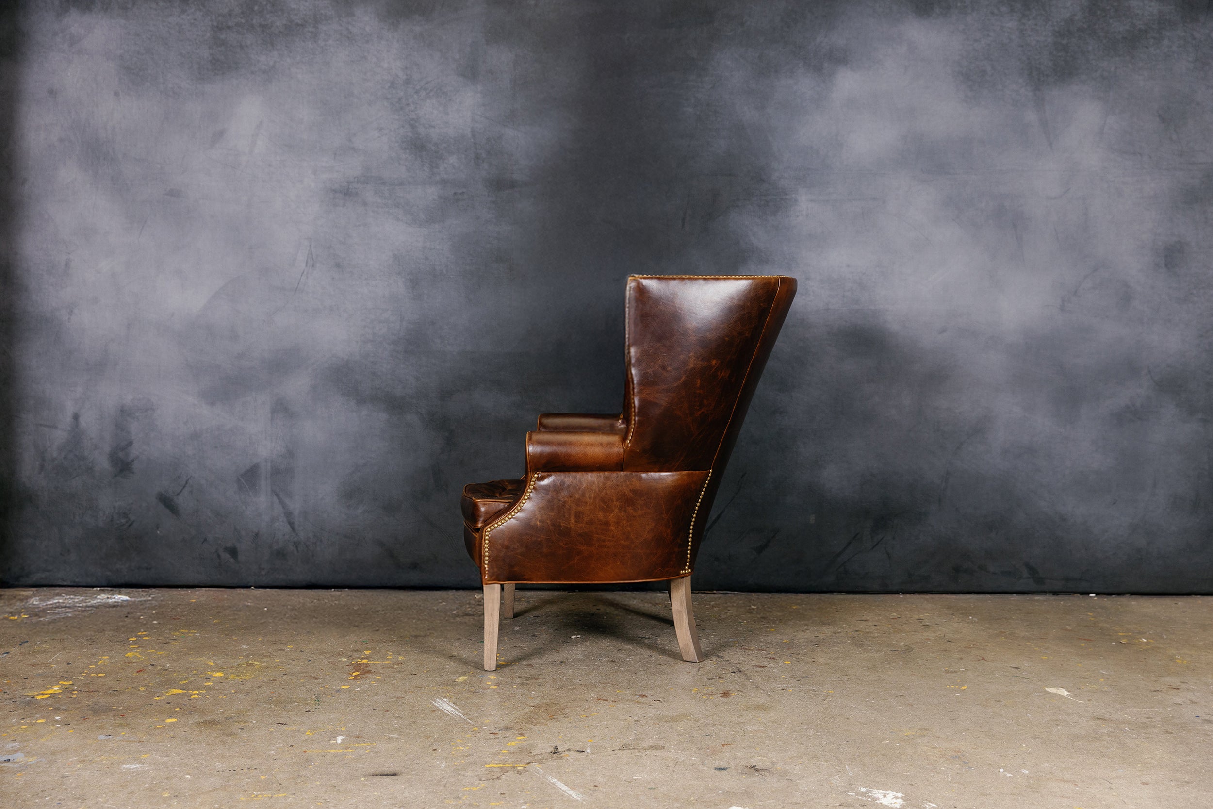 SIR DRAKE LEATHER CHAIR