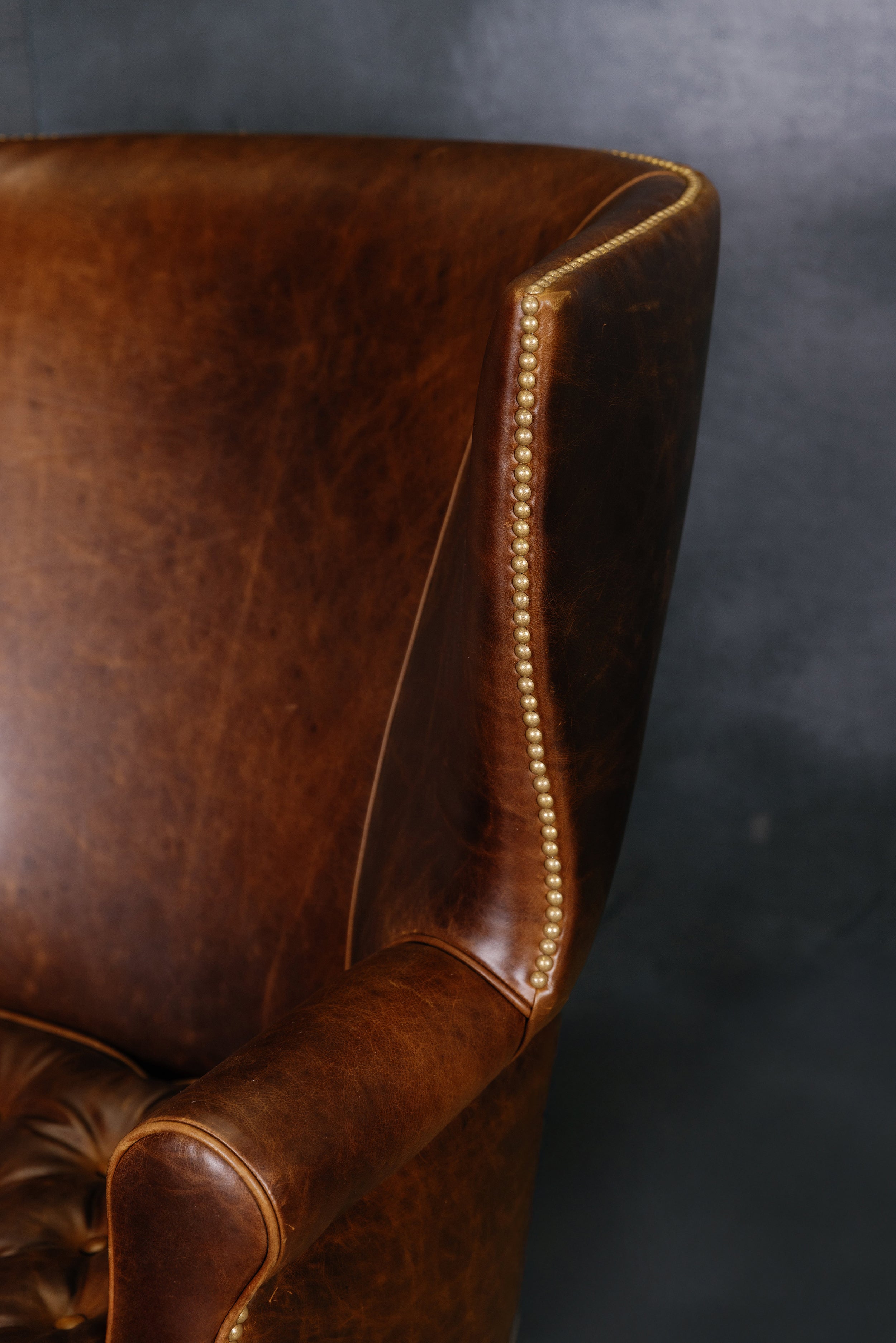 SIR DRAKE LEATHER CHAIR