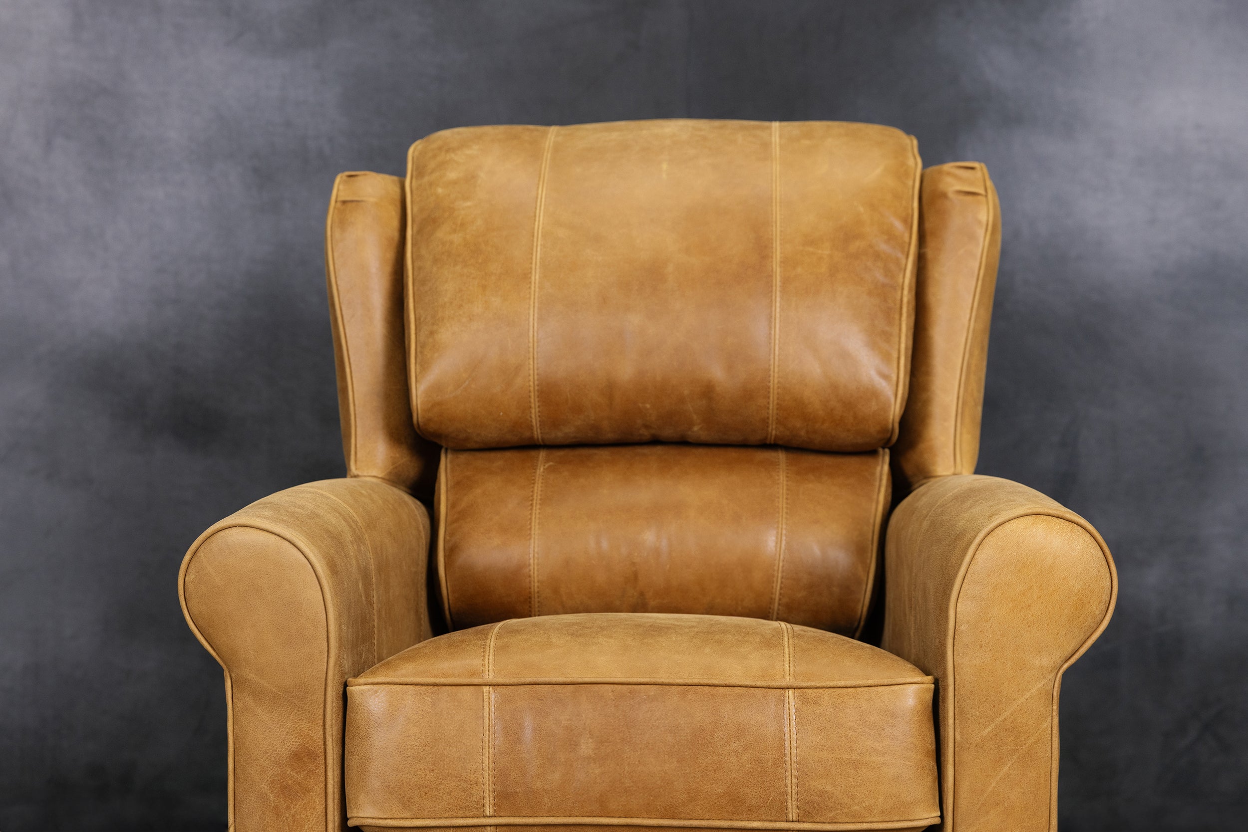 FAUTEUIL INCLINABLE EN CUIR PRINCE JAMIESON