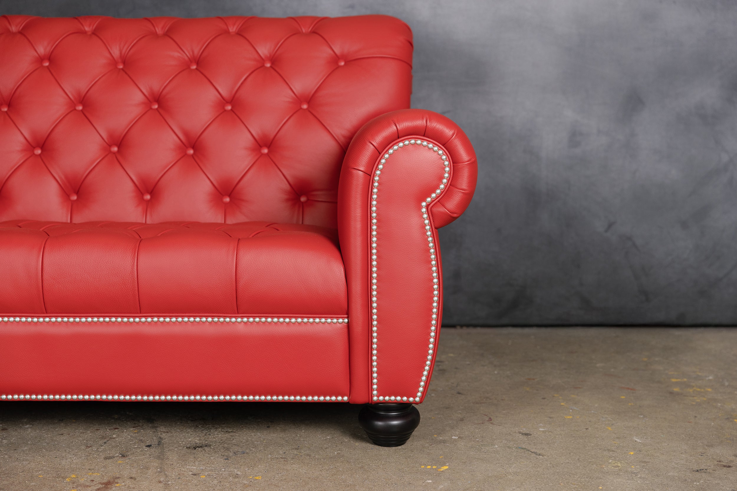 Canapé en cuir Elizabeth