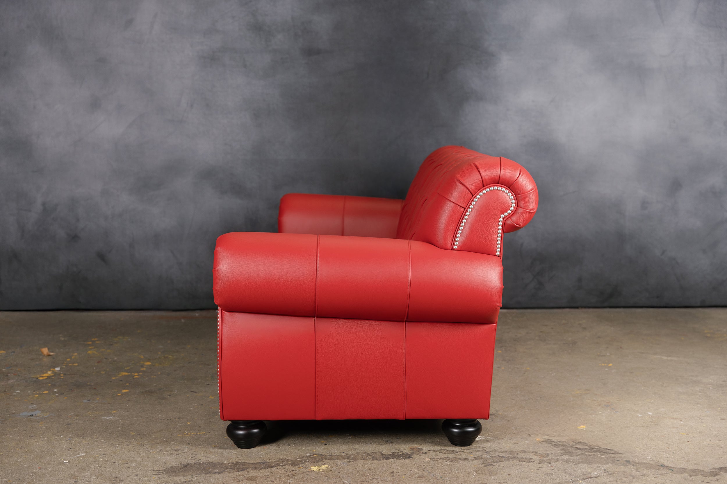 Canapé en cuir Elizabeth