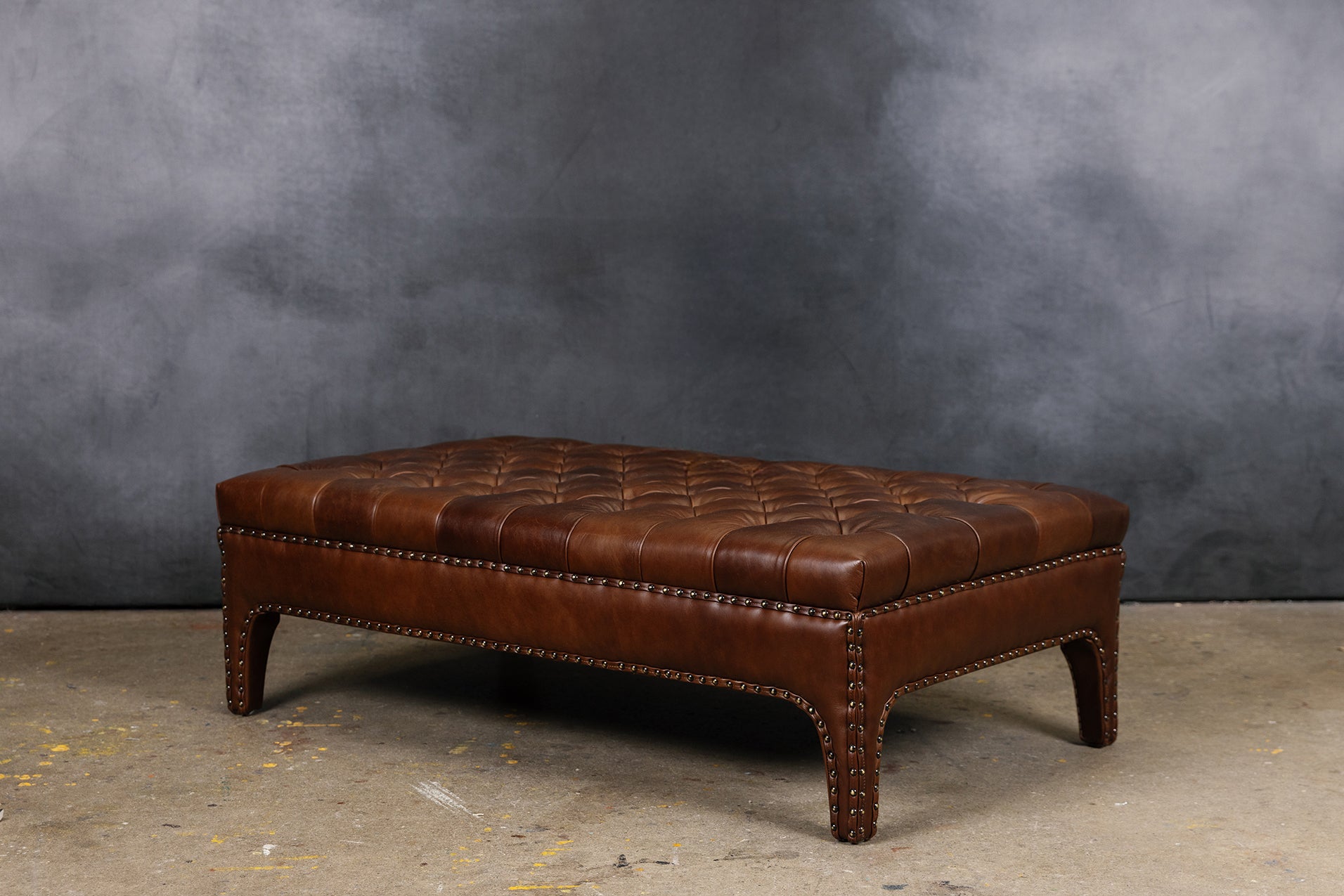 THE OULTON LEATHER OTTOMAN