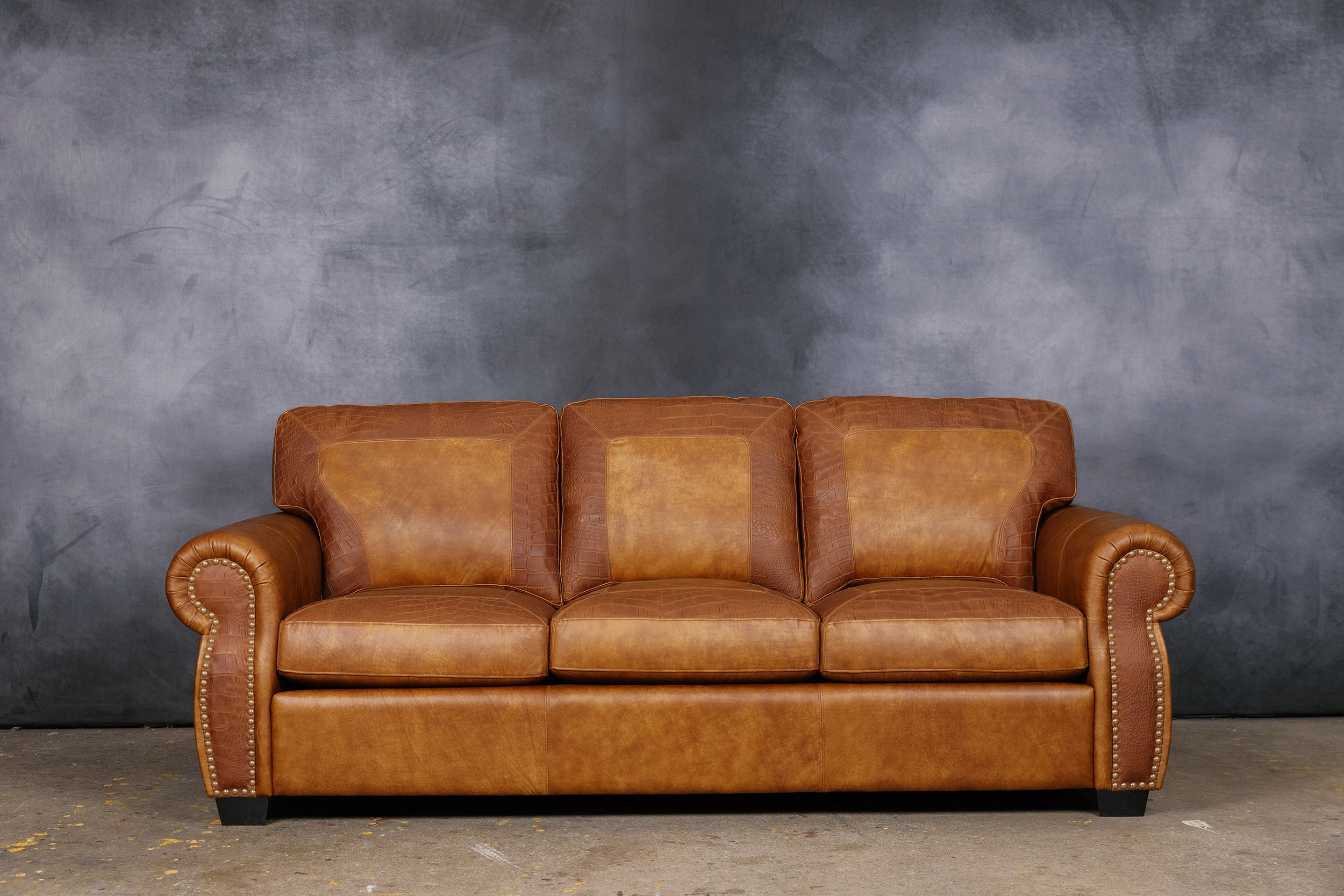 Hoss Limited edition croco Leather Sofa