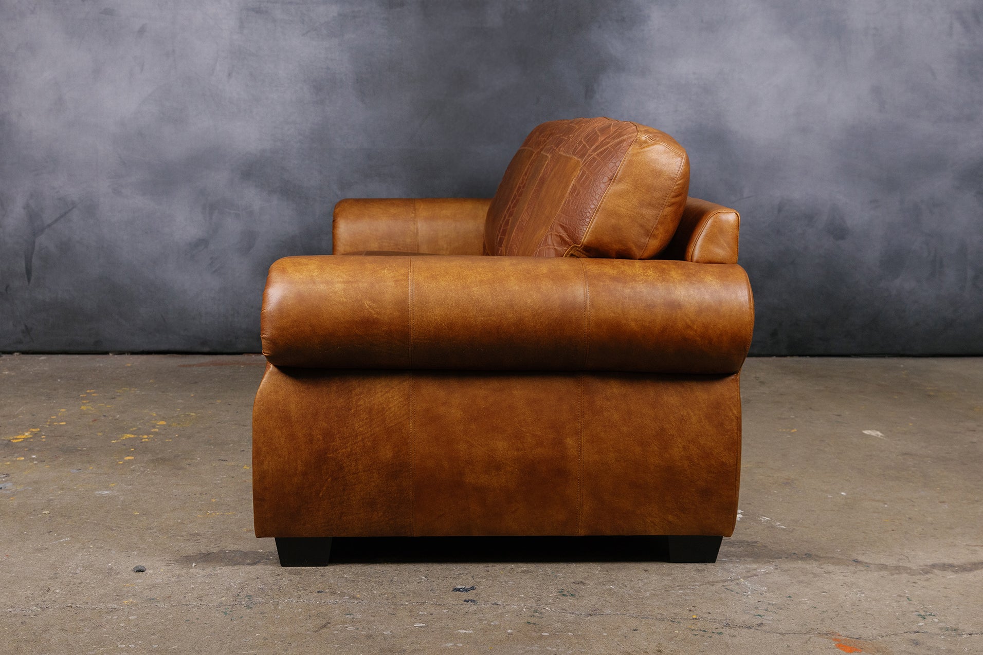 Hoss Limited edition croco Leather Sofa