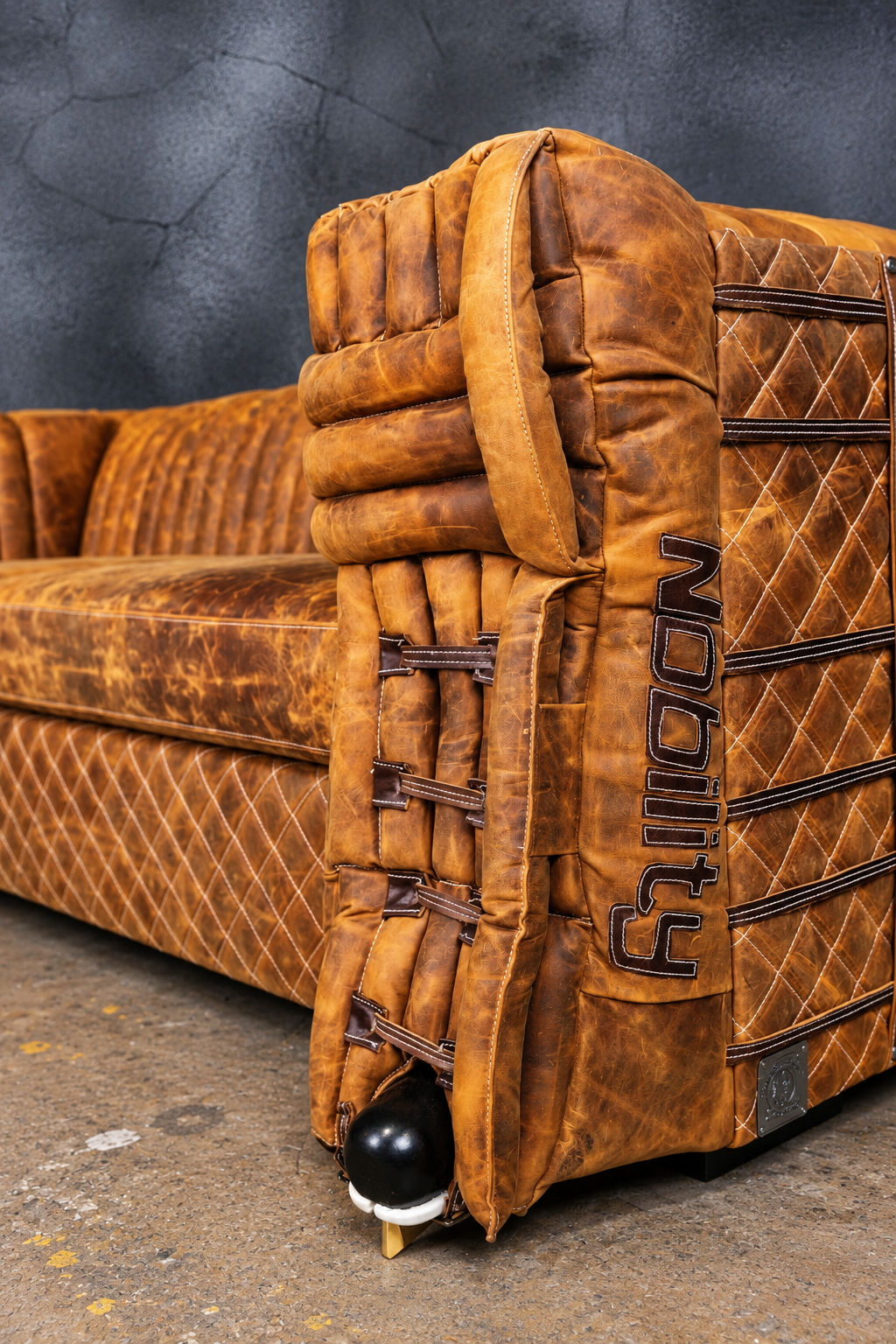 ICE GLADIATOR LEATHER SOFA