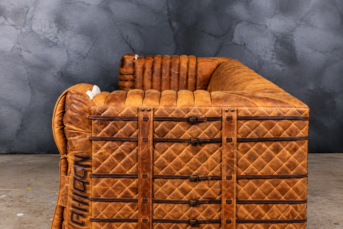 ICE GLADIATOR LEATHER SOFA