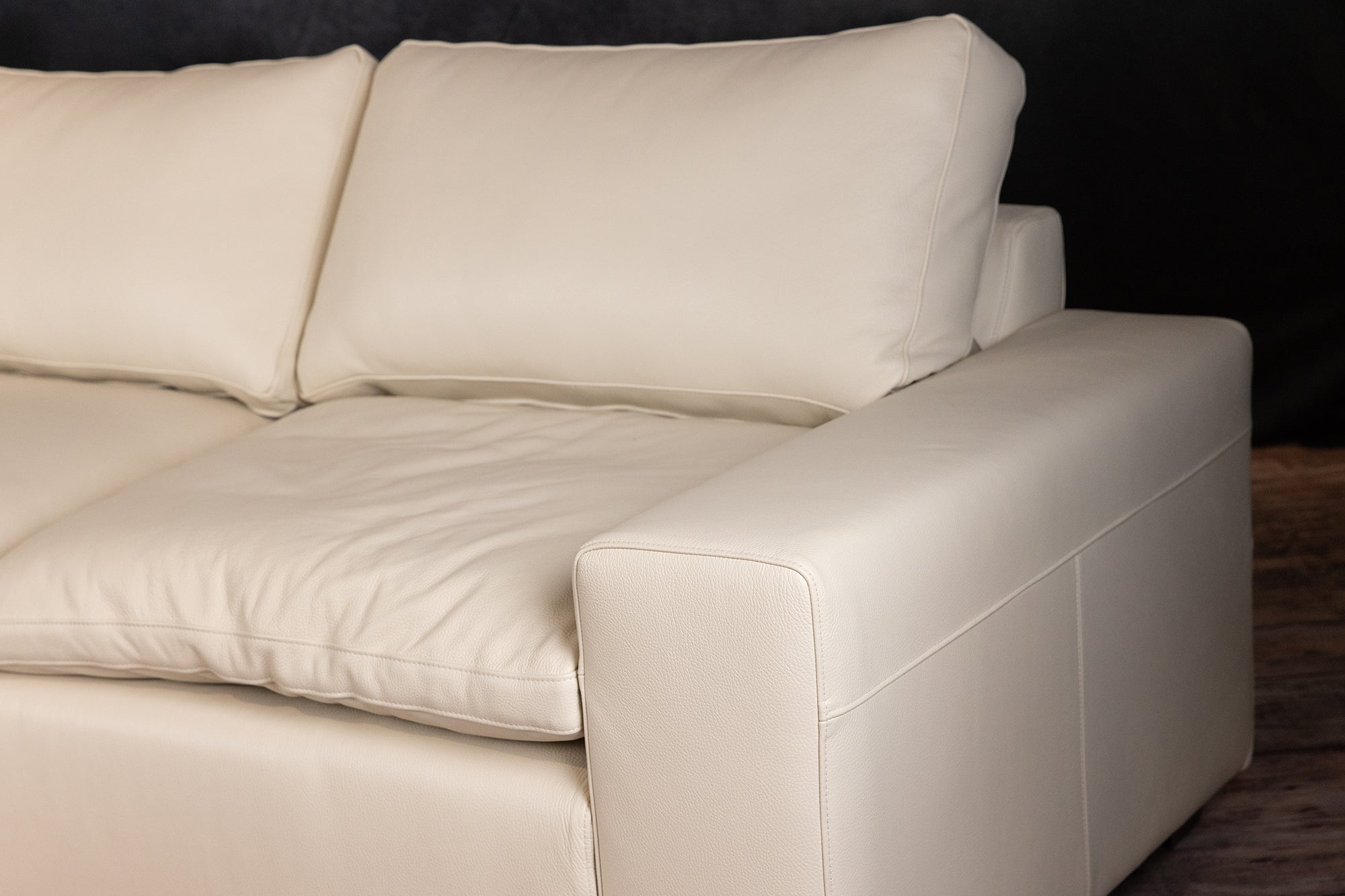 Dream Cloud Leather Sofa