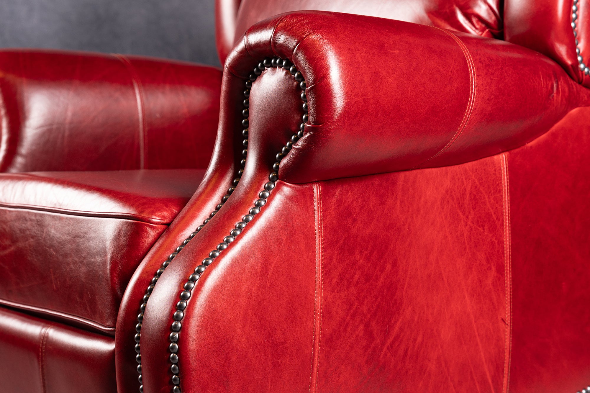 KING RECLINER RED CHAIR