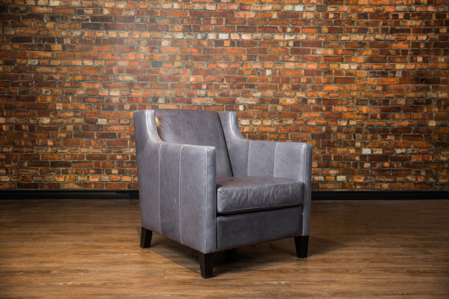 MANORWOOD TIGHT BACK LEATHER CHAIR