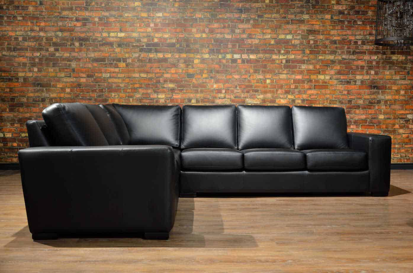 MATTEO LEATHER SECTIONAL RHF