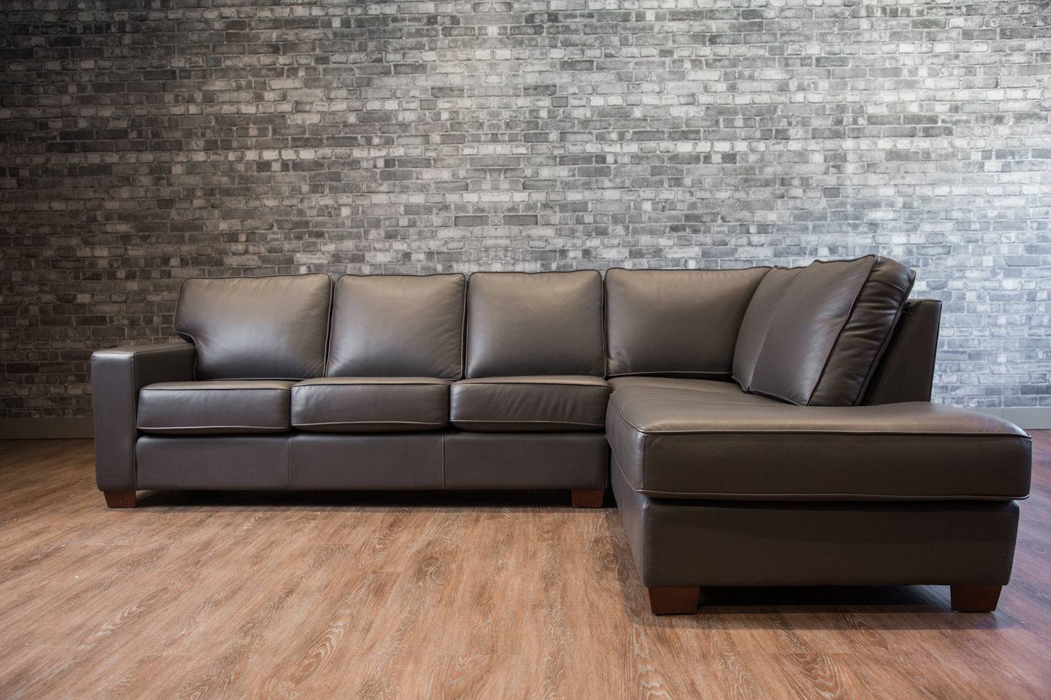 MESA LEATHER SECTIONAL LHF
