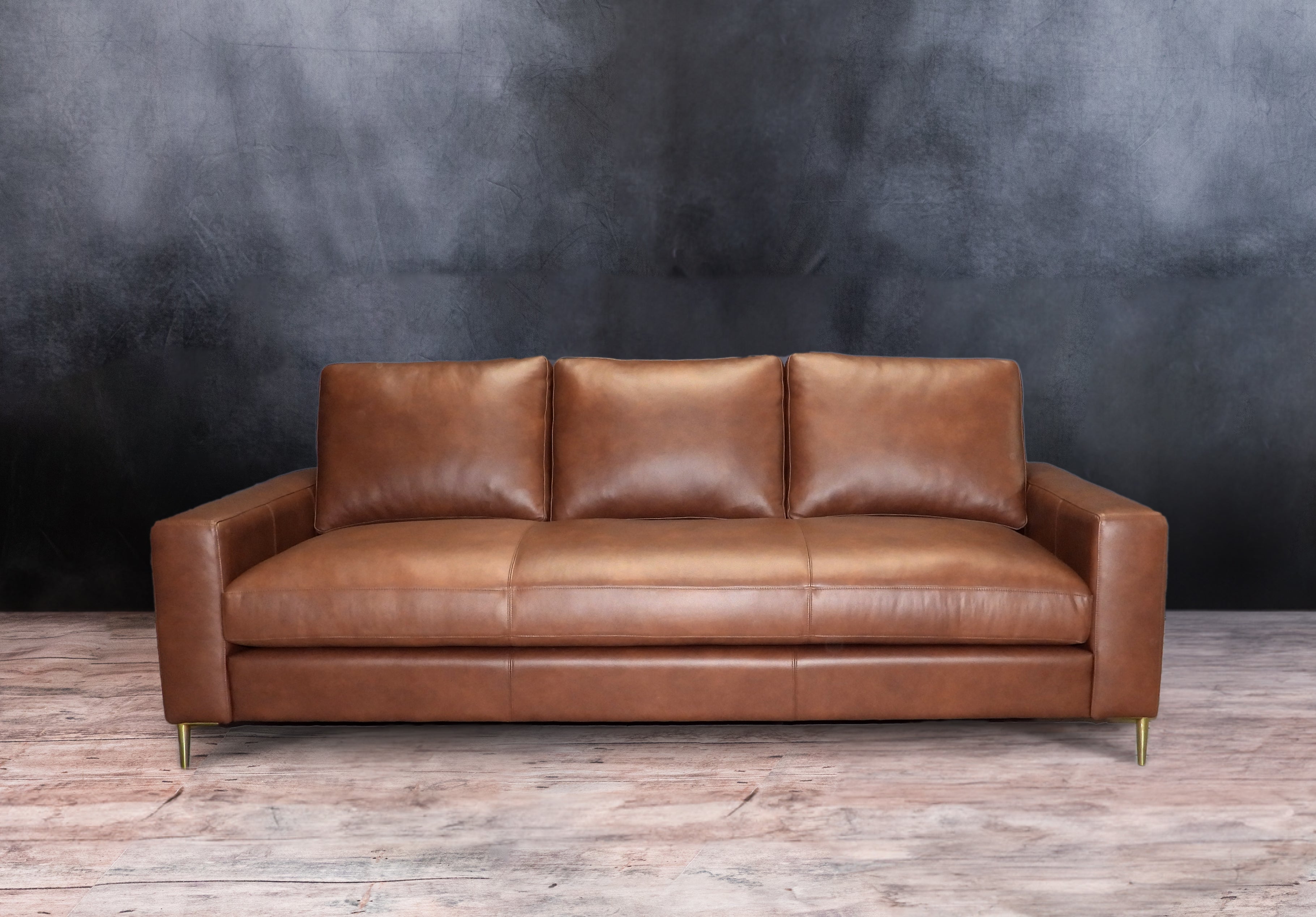 MILLENIUM LEATHER SOFA