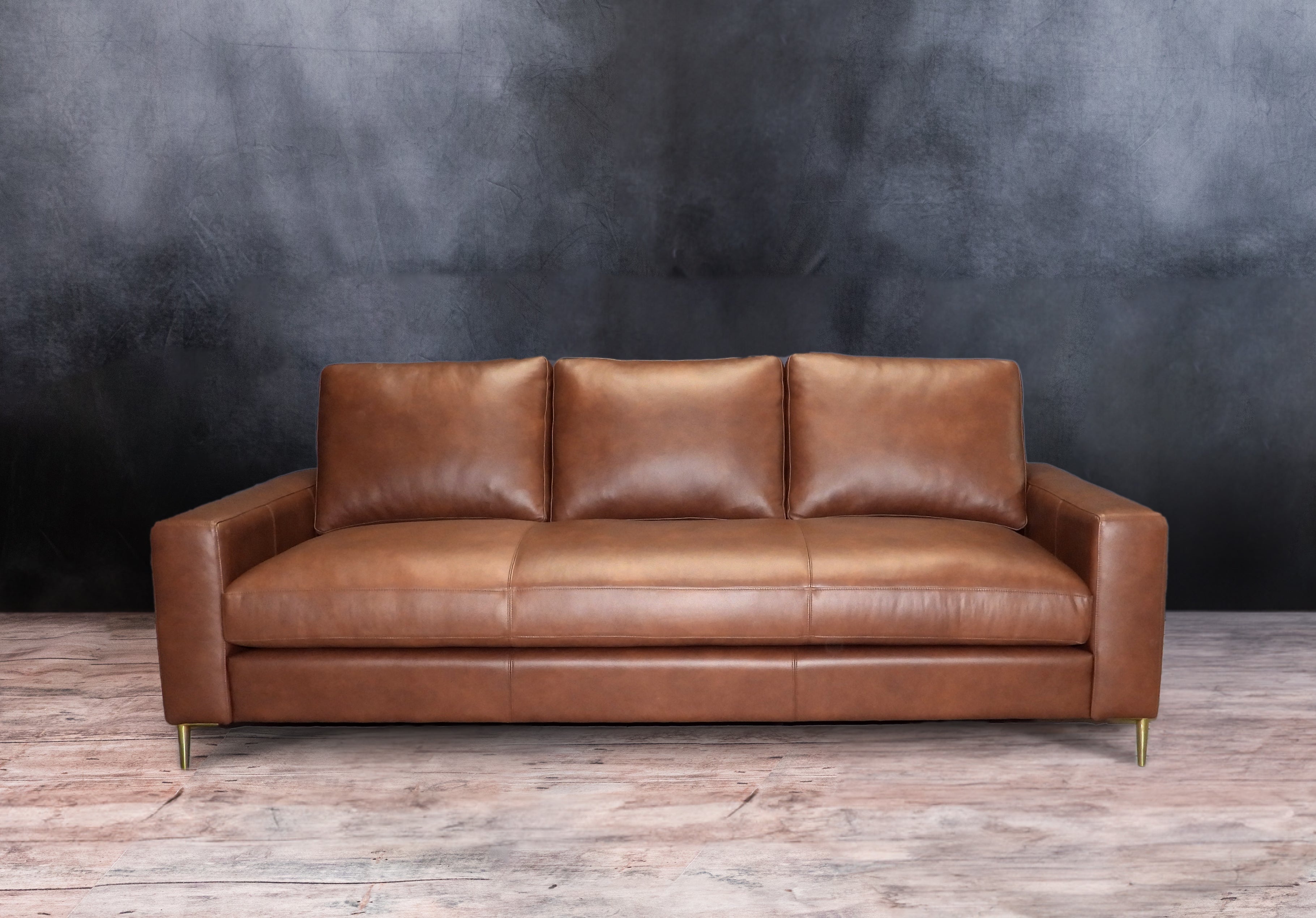 MILLENIUM LEATHER SOFA