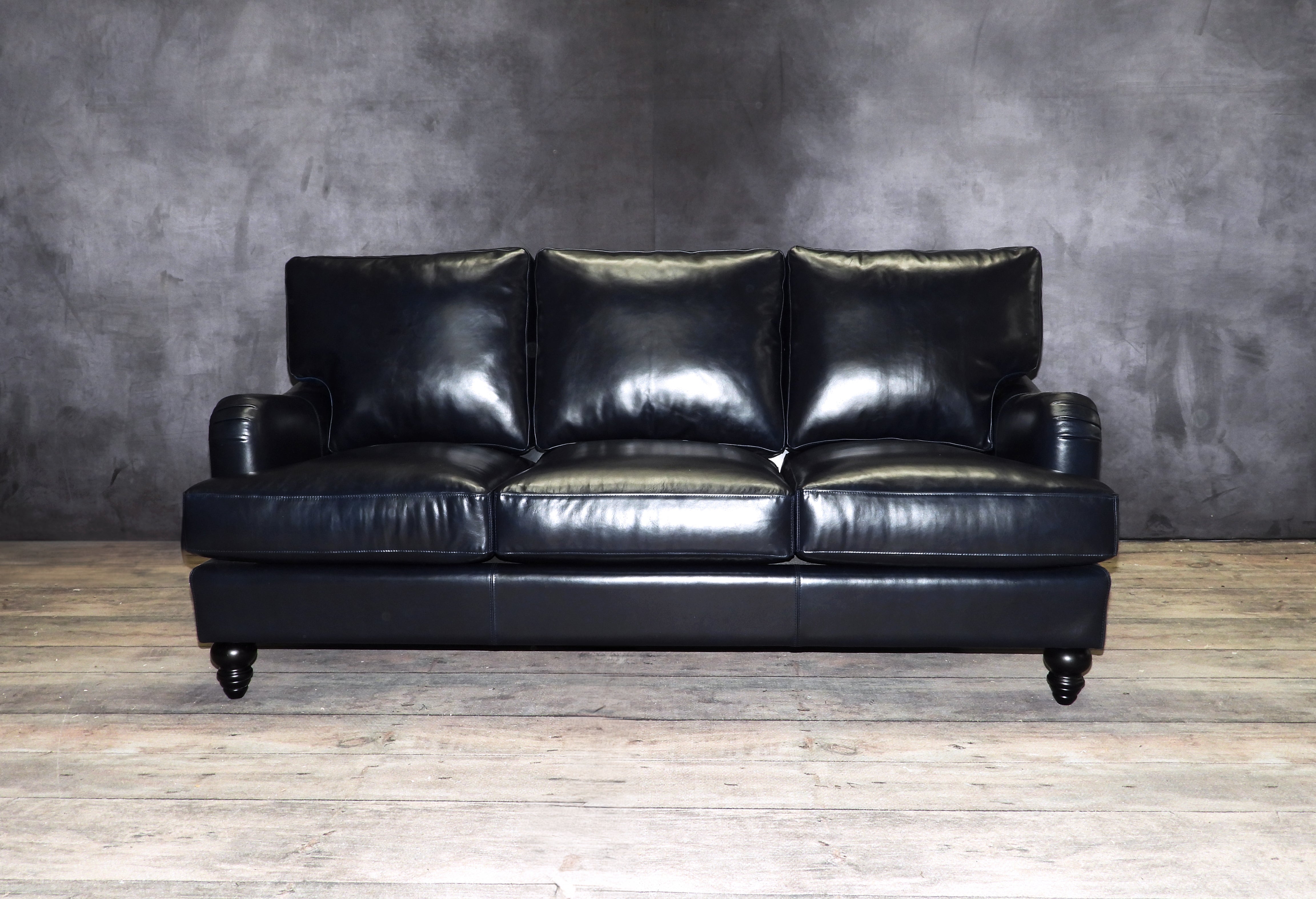 OLD ENGLISH LEATHER SOFA