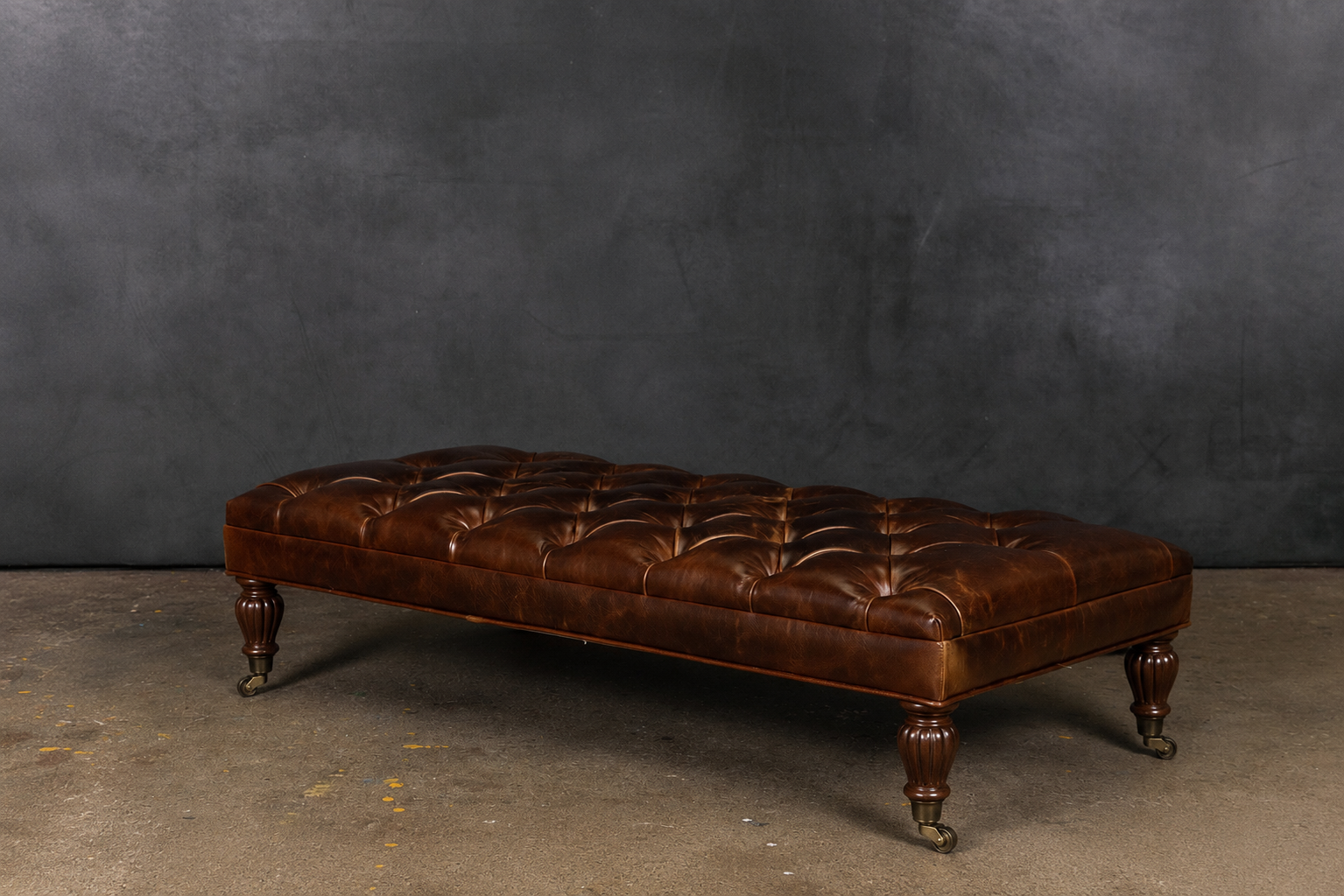 CASTER LEG OTTOMAN 