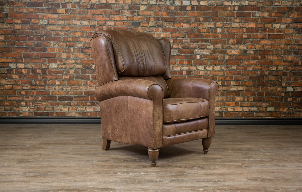 PRINCE JAMIESON LEATHER RECLINER CHAIR