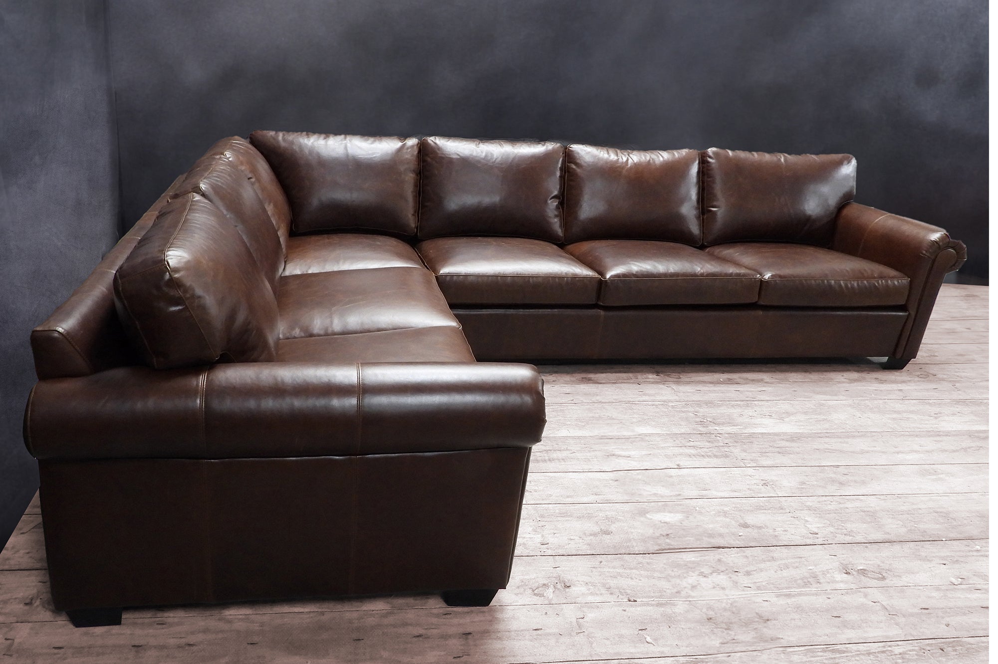 THE WINCHESTER GRAND LEATHER SECTIONAL