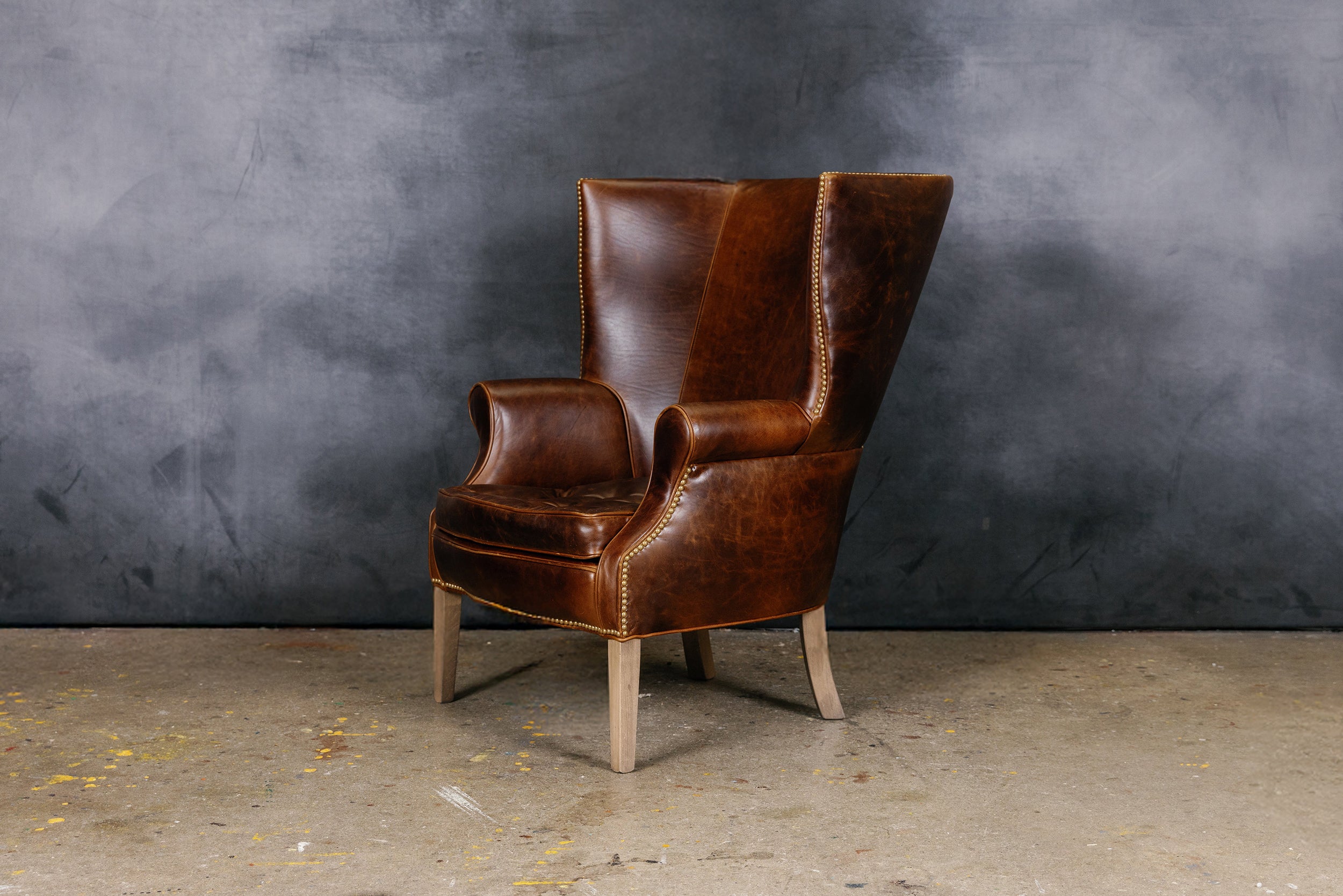 SIR DRAKE LEATHER CHAIR