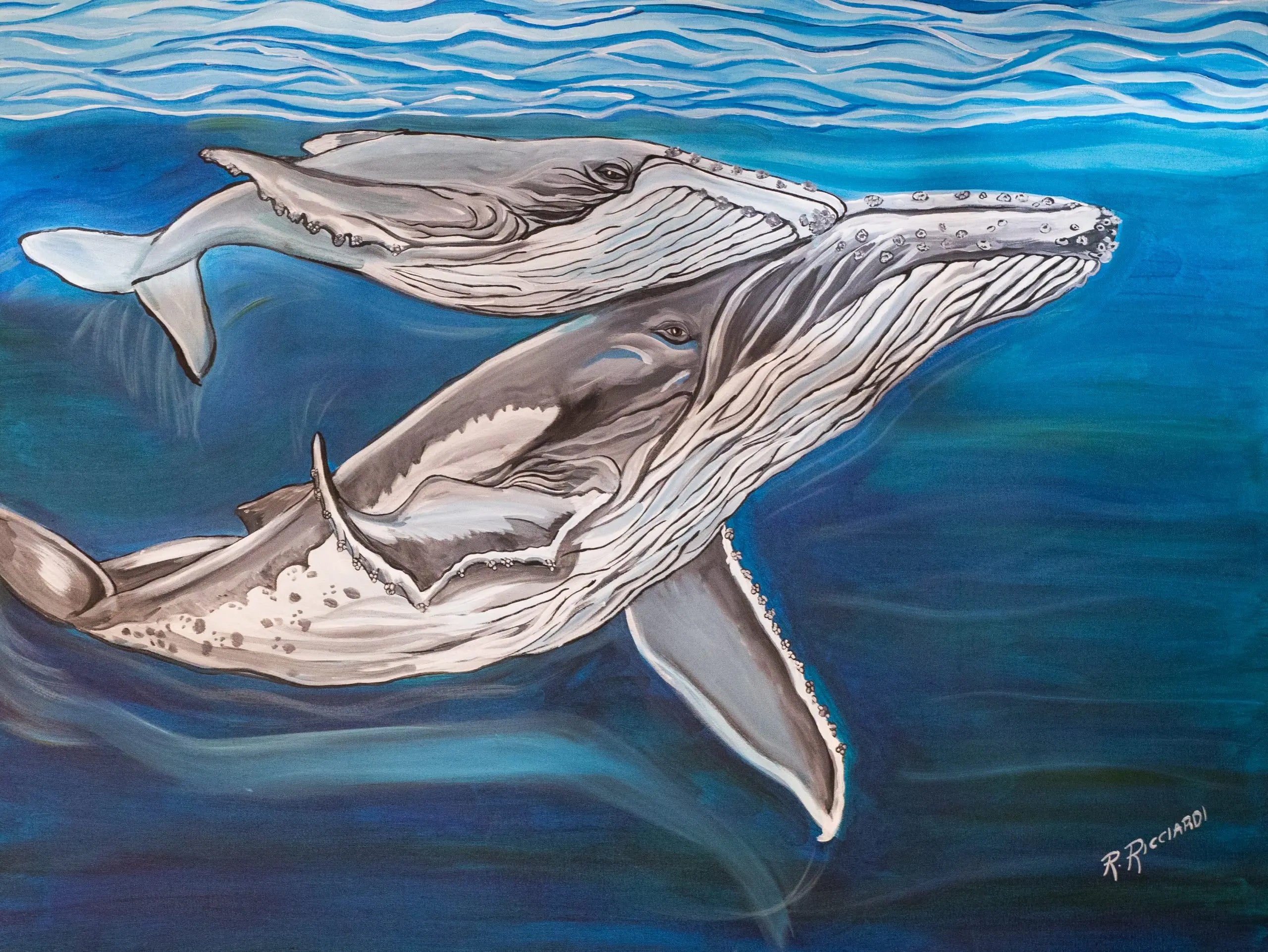 WHALE PAINTING